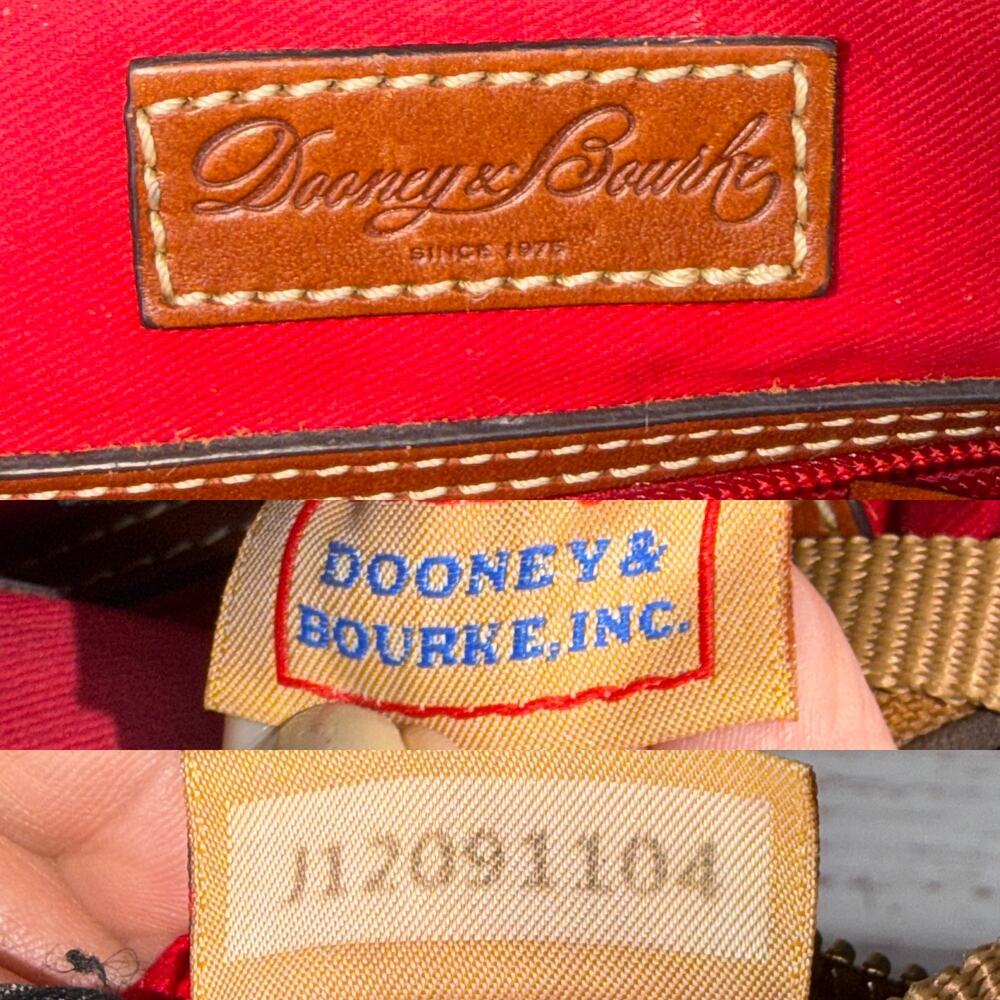 Dooney & Bourke Lily Bucket Pebbled Leather Green Front Buckle Shoulder Bag - Picture 11 of 12
